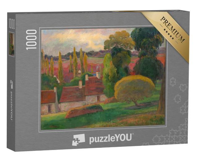 Puzzel 1000 stukjes „Paul Gauguin - Een boerderij in Bretagne“