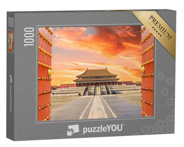 Puzzel 1000 stukjes „Koninklijke paleizen van de Verboden Stad Beijing, China“