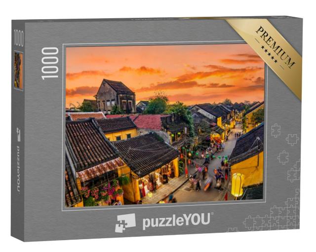 Puzzel 1000 stukjes „Uitzicht op Hoi An, de oude stad in Vietnam“