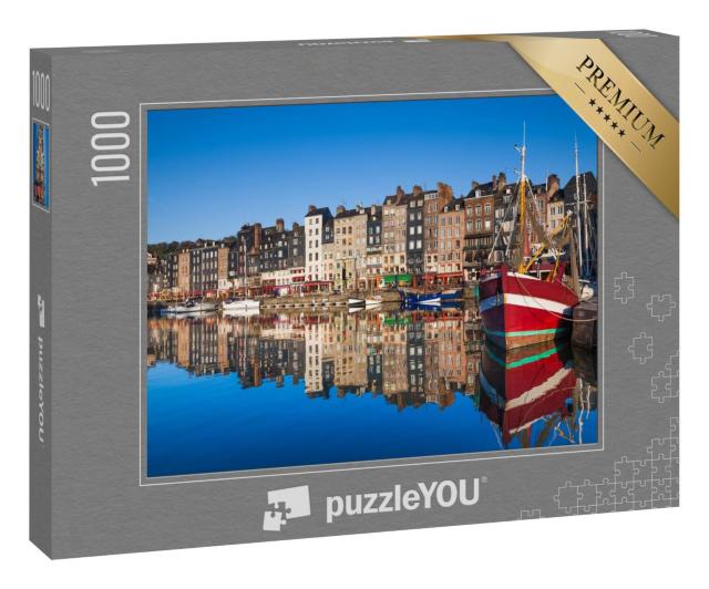 Puzzle 1000 Teile „Hafen von Honfleur“