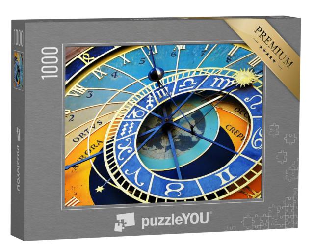 Puzzel 1000 stukjes „Prachtige Astronomische Klok van Praag in het historische centrum van Praag“