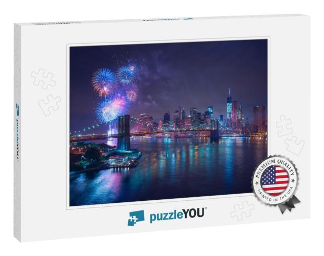 4th of July Fireworks in New-York... Jigsaw Puzzle