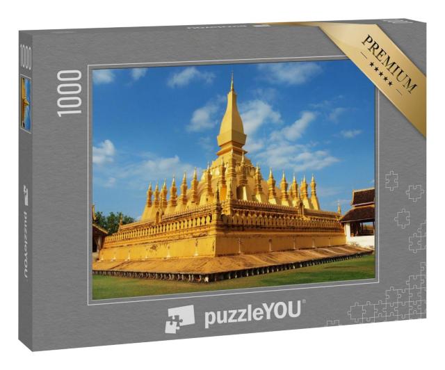 Puzzle 100 Teile „Pha That Luang-Tempel in Vientiane, Laos“