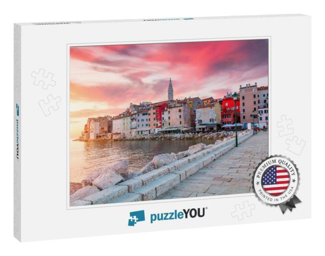 Rovinj Cozy Little Seaside Old Town with Harbor on the Is... Jigsaw Puzzle