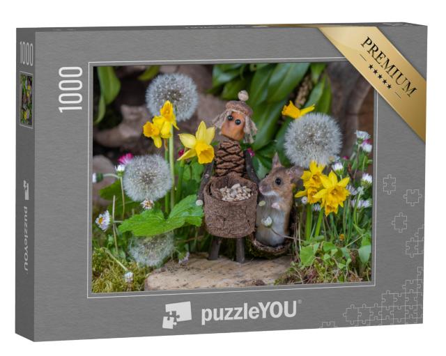 Puzzel 1000 stukjes „Muis en de paardenbloem“