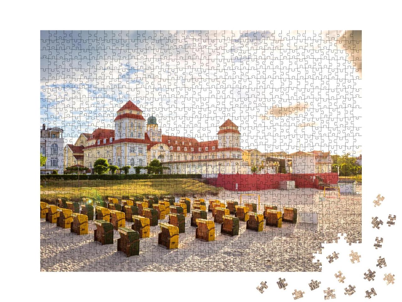 Puzzle 1000 Teile „Historisches Gebäude in Binz, Insel Rügen, Deutschland“