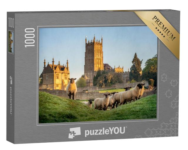 Puzzel 1000 stukjes „Cotswold schapen bij Chipping Campden in Gloucestershire“