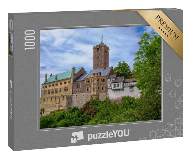 Puzzle 1000 Teile „Sehenswürdigkeit in Thüringen, Wartburg bei Eisenach, Deutschland“