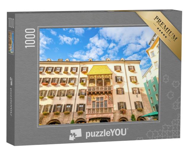 Puzzel 1000 stukjes „Gouden Dak, Innsbruck“