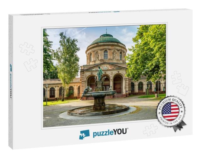 Old Hygieia Fountain in Karlsruhe... Jigsaw Puzzle