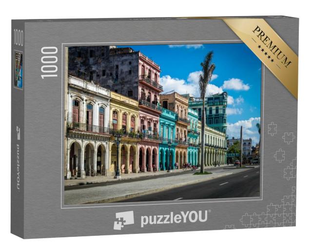 Puzzel 1000 stukjes „Straat in het historische centrum van Havana“