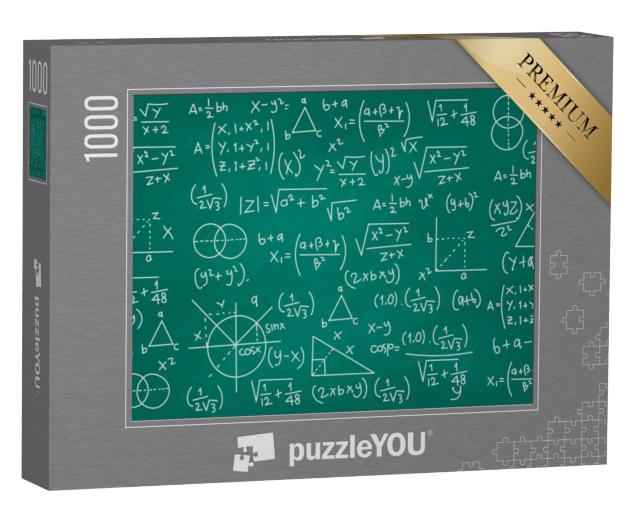 Puzzel 1000 stukjes „Schoolbord“