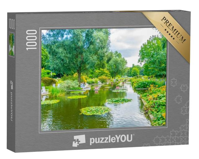 Puzzel 1000 stukjes „Planten un Blomen, oude botanische tuin in Hamburg“