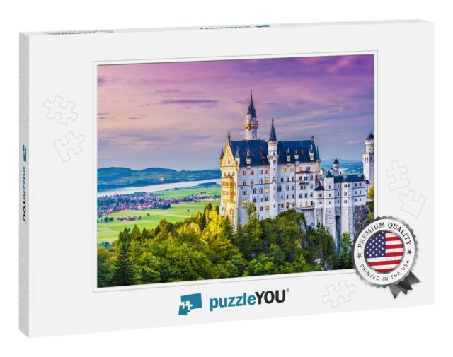 Neuschwanstein Castle in Germany... Jigsaw Puzzle