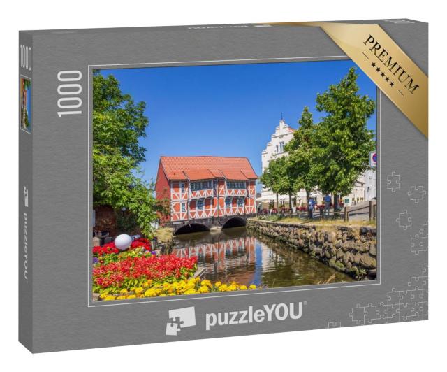 Puzzle 1000 Teile „Historisches Wismar, Mecklemburg-Vorpommern“