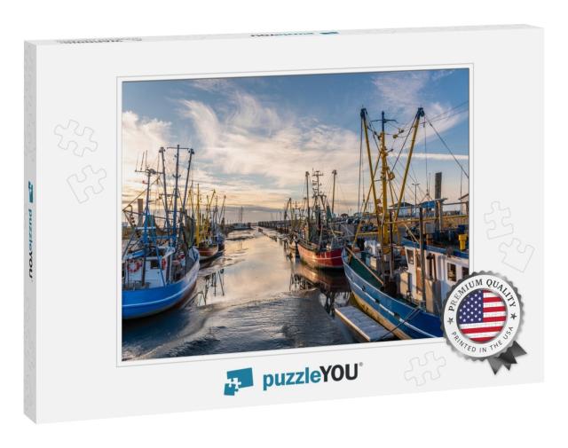 Fishing Boats & Shrimp Boats in the Old Fishing Port of D... Jigsaw Puzzle
