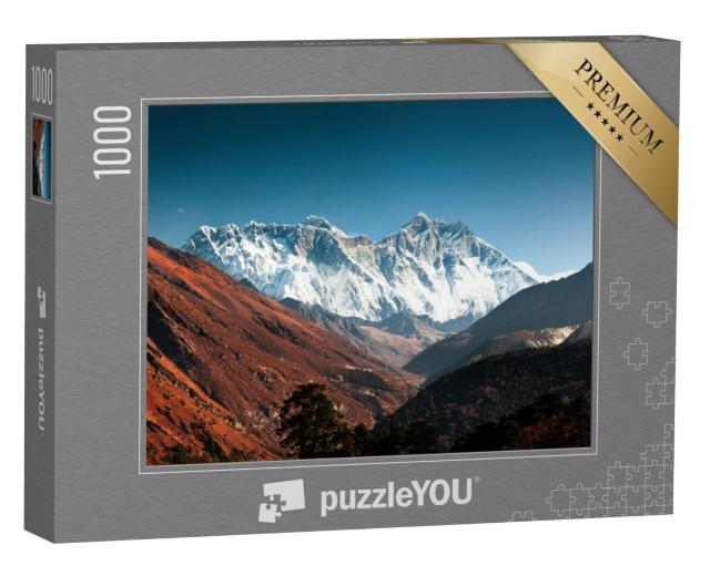 Puzzel 1000 stukjes „Everest, Lhotse en Nuptse, Nepal“