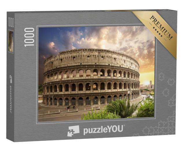 Puzzel 1000 stukjes „Colosseum in Rome, Italië“