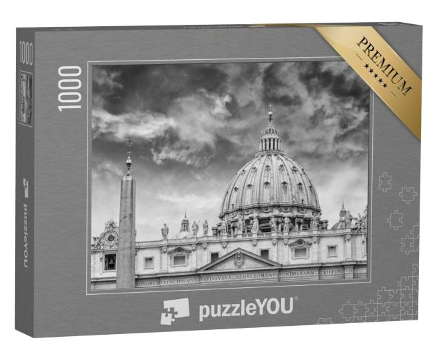 Puzzel 1000 stukjes „Koepel van de Sint-Pietersbasiliek in het Vaticaan“