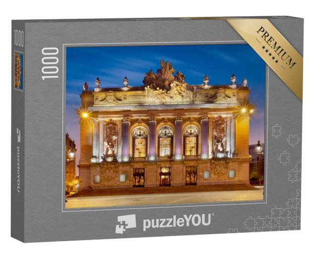 Puzzel 1000 stukjes „Gedetailleerde weergave van de grand opera van Lille in Noord-Frankrijk“