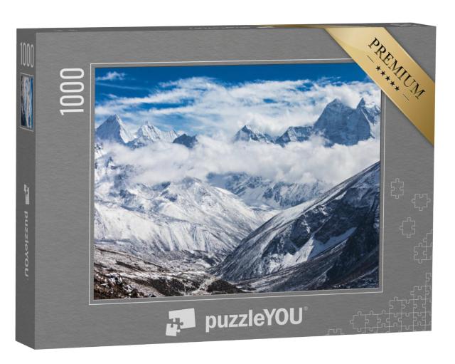 Puzzel 1000 stukjes „Wilde bergen in de Everest regio, Himalaya, Oost-Nepal“