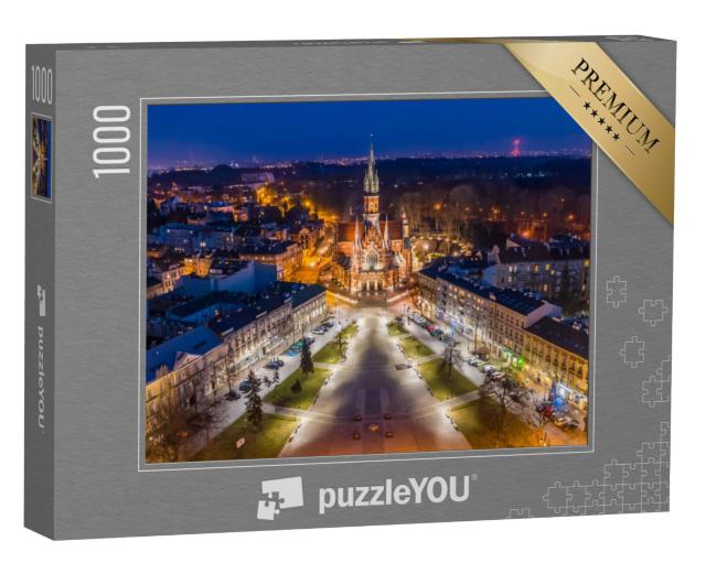 Puzzel 1000 stukjes „Podgórski Plein met de Sint-Jozefkerk in Krakau, Polen“