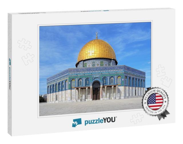 Dome of the Rock Mosque on the Temple Mount in Jerusalem... Jigsaw Puzzle