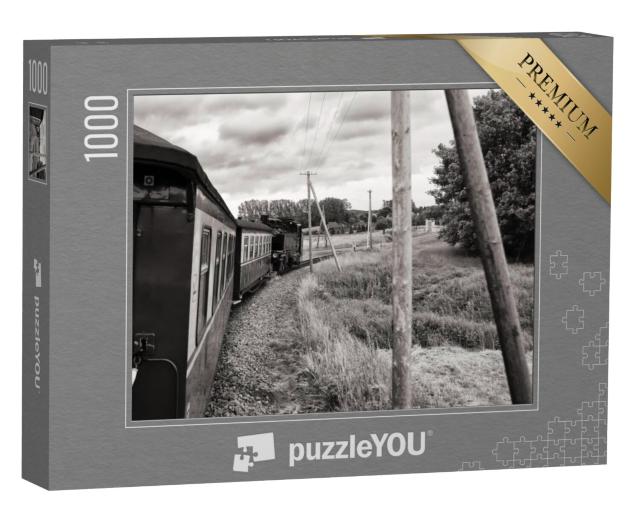 Puzzel 1000 stukjes „Oude stoomtrein: De Razende Roland op Rügen, Duitsland“