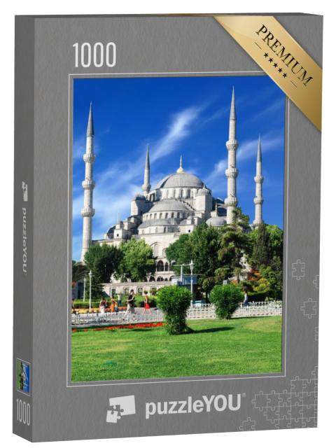 Puzzel 1000 stukjes „De Blauwe Moskee van Istanbul, Turkije“