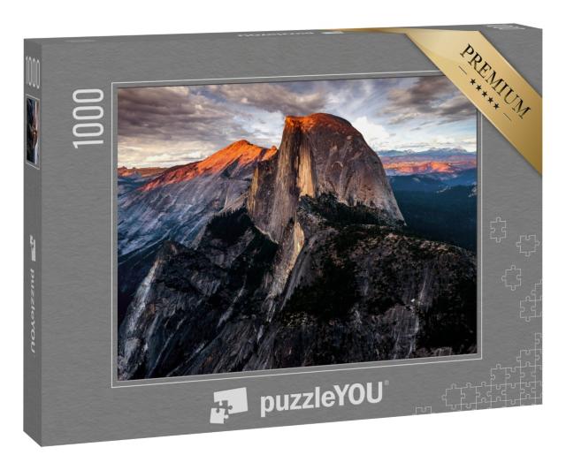 Puzzle 1000 Teile „Halbkuppel: Berg im Yosemite NP“