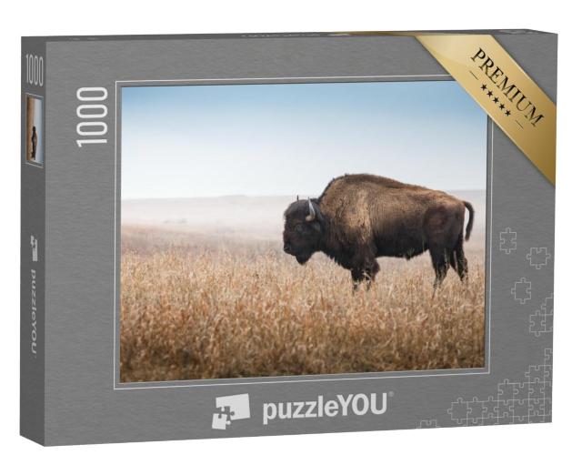 Puzzel 1000 stukjes „Amerikaanse bizon, buffel“