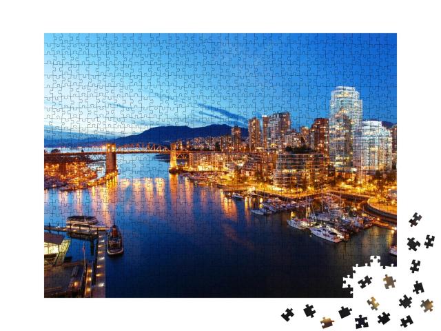 Puzzle 1000 Teile „Die Stadt Vancouver in Kanada“