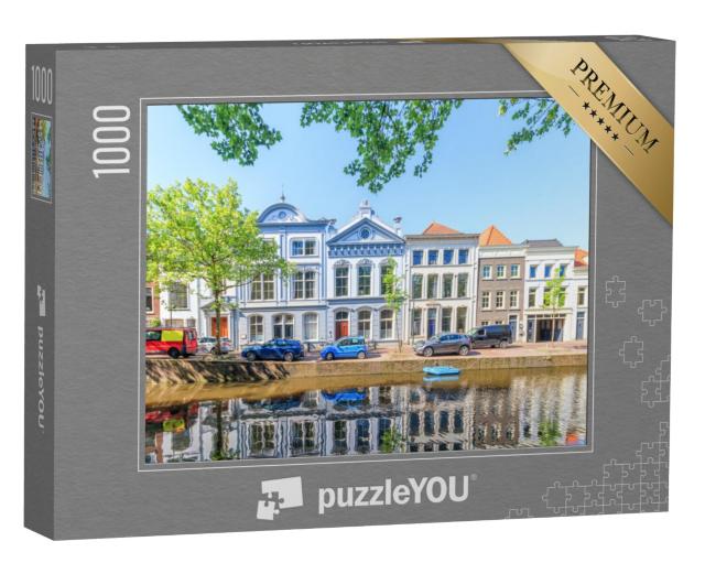 Puzzel 1000 stukjes „Huizen In Gouda, Nederland“