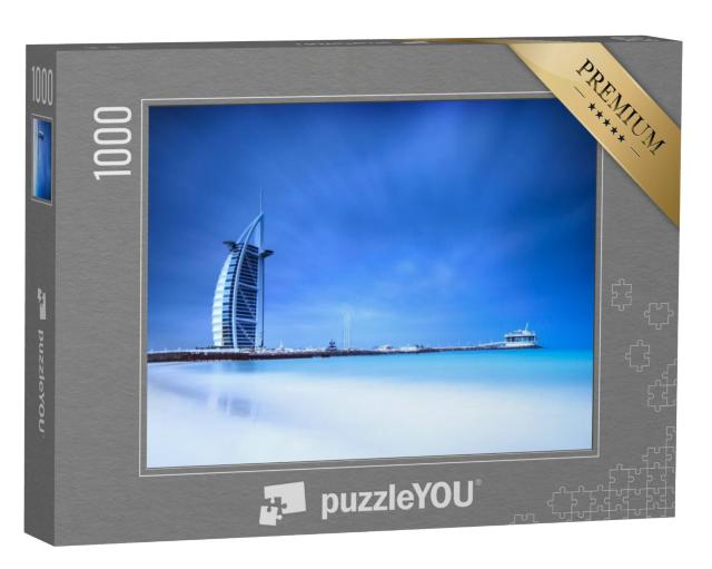 Puzzel 1000 stukjes „Burj Al Arab Hotel aan Jumeirah Beach, Dubai“