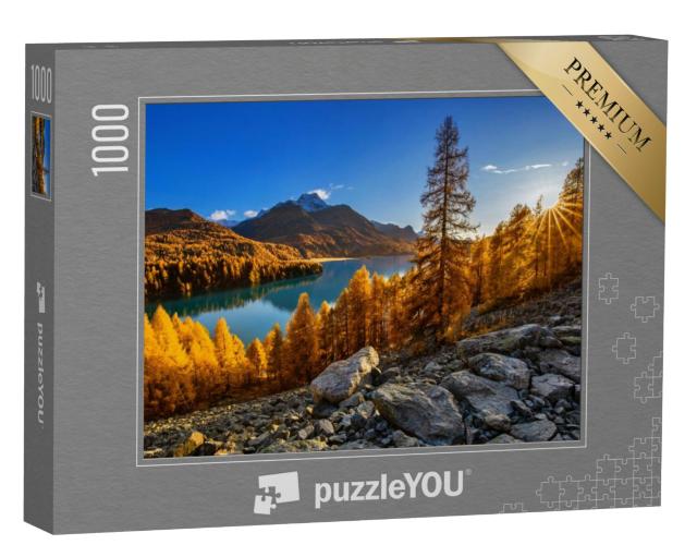 Puzzel 1000 stukjes „Sils in het Engadin“