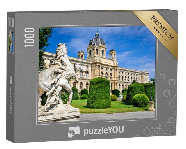 Puzzel 1000 stukjes „Natuurhistorisch museum in Wenen“