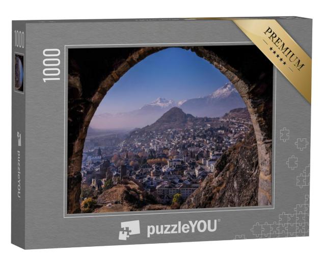 Puzzel 1000 stukjes „Sion in Zwitserland“