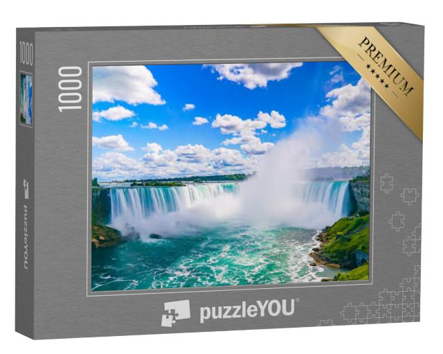 Puzzel 1000 stukjes „Niagara Watervallen“