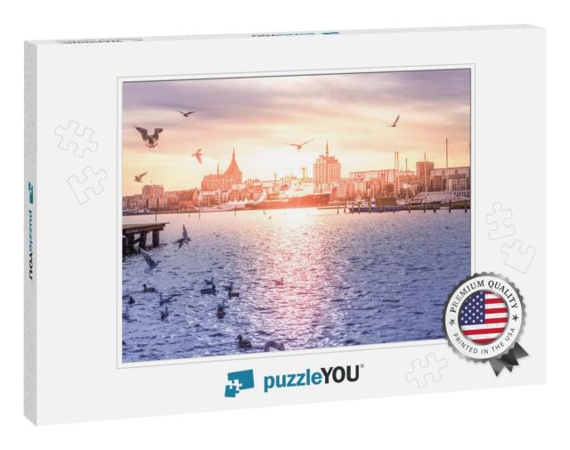 Rostock in the Morning, Germany... Jigsaw Puzzle