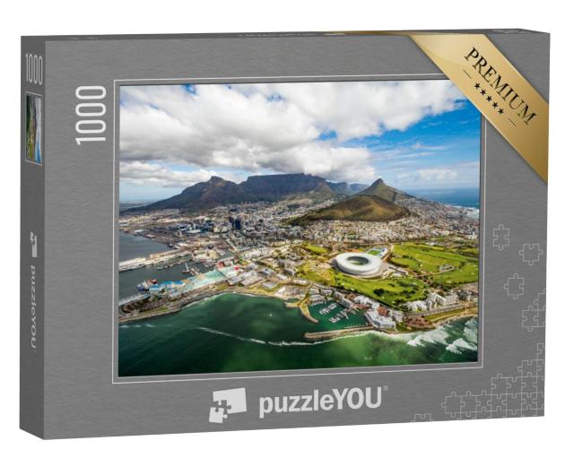 Puzzel 1000 stukjes „Kaapstad en de 12 apostelen van bovenaf, Zuid-Afrika“