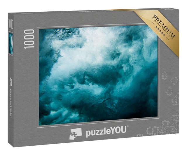 Puzzle 1000 Teile „Welle unter blauem Wasser“