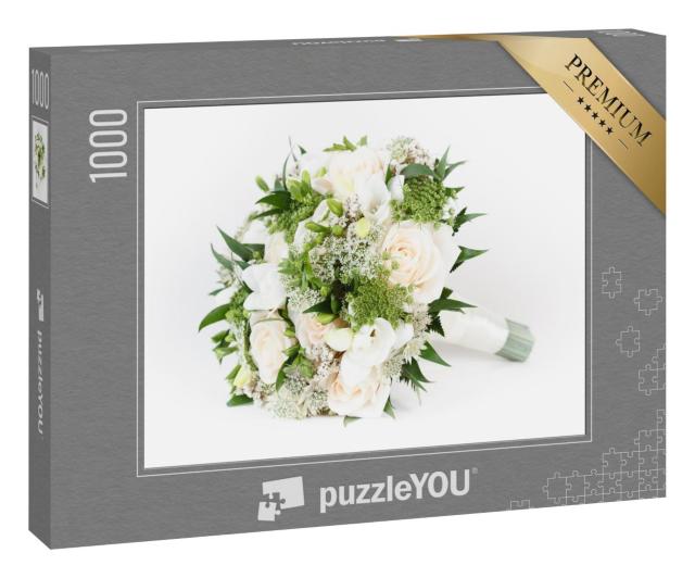 Puzzle 1000 Teile „Blumenbouquet zur Hochzeit“
