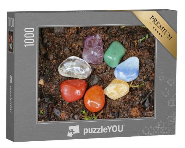 Puzzel 1000 stukjes „Chakra stenen“