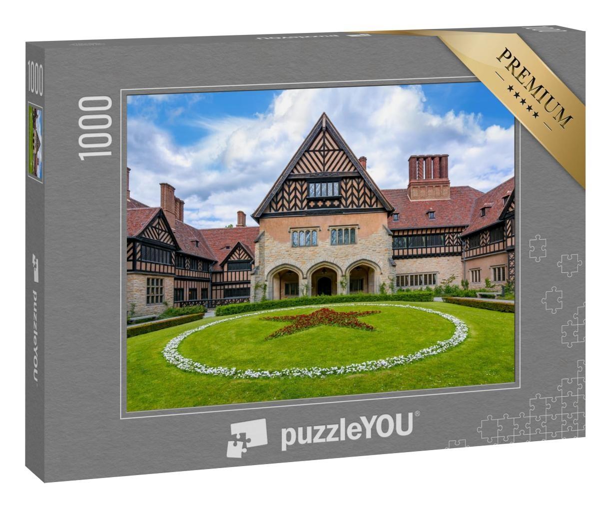 Puzzle 1000 Teile „Schloss Cecilienhof im Neuen Park, Potsdam, Deutschland“