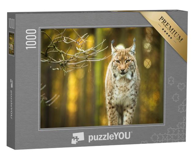 Puzzel 1000 stukjes „De Euraziatische lynx“