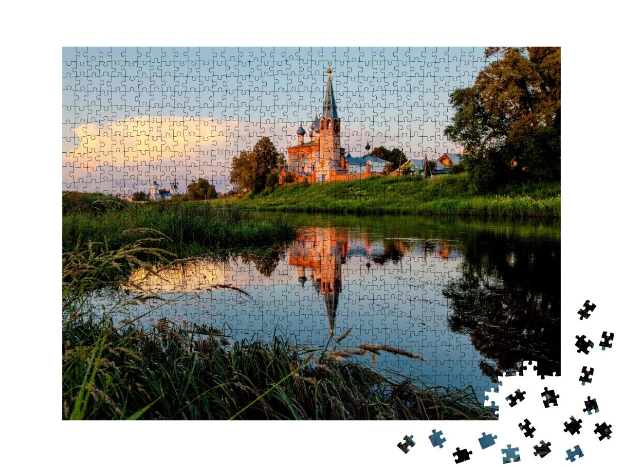 Puzzle 1000 Teile „Das Verkündigungskloster, Bezirk Shuysky, Russland“
