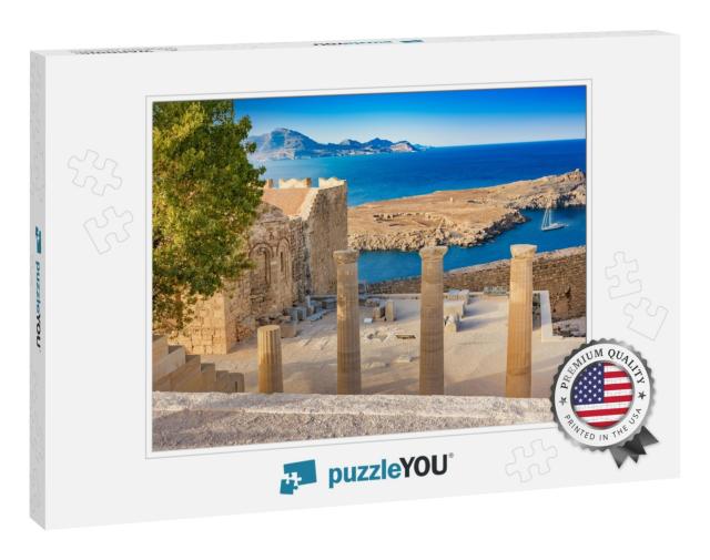 Staircase of the Propylaea & Church of St. John on the Ac... Jigsaw Puzzle