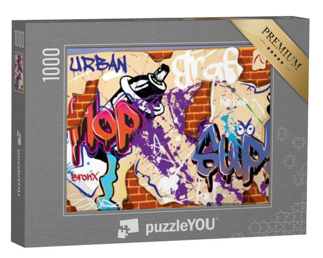 Puzzel 1000 stukjes „Straatkunst Graffitikunst“