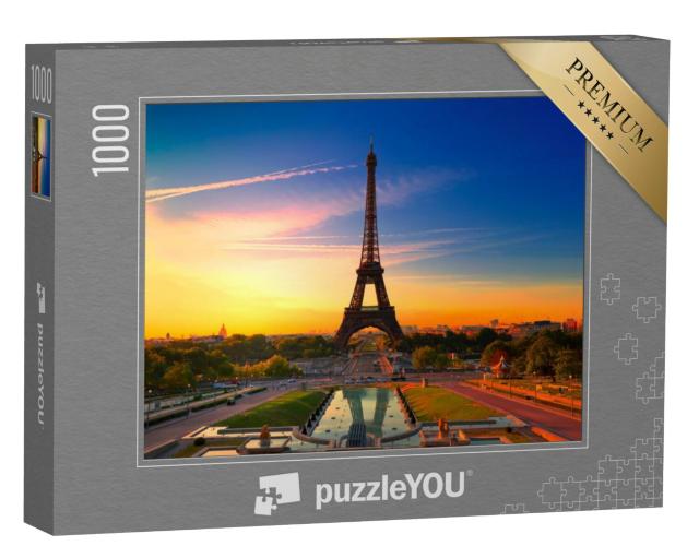 Puzzel 1000 stukjes „Zonsopgang in Parijs“