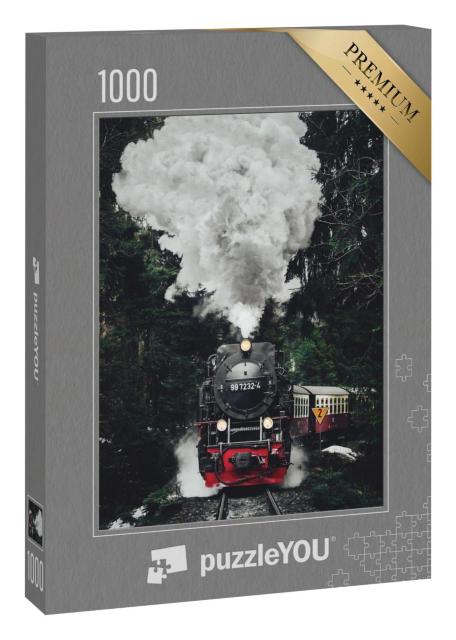 Puzzle 1000 Teile „Historische Dampflokomotive“
